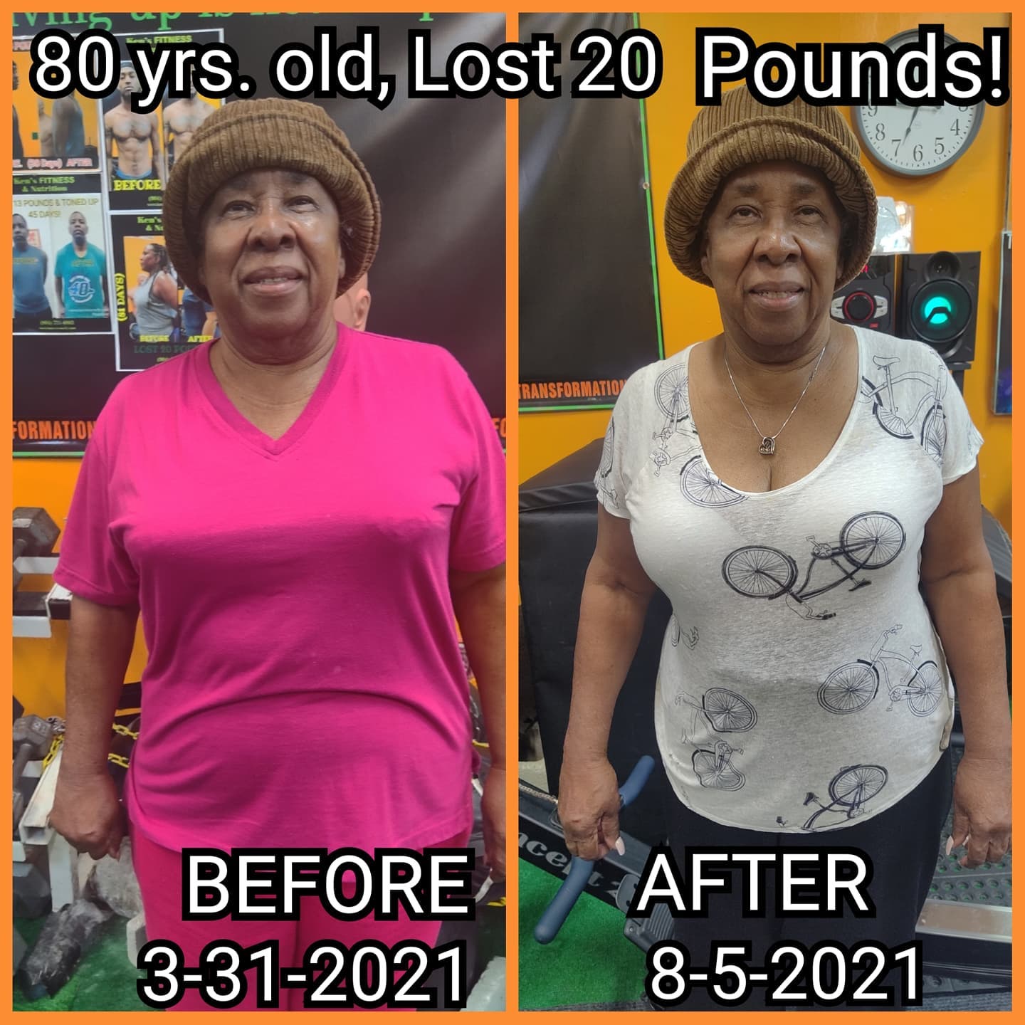 Lady in Pink Top - Lost 20lbs